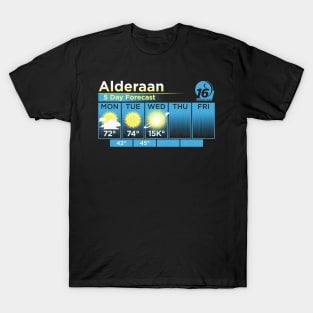 ALDERAAN 5 DAY FORECAST T-Shirt